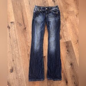 Miss Me Dark Blue Boot Cut Jeans